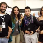 Alejandro Londoño en cóctel en hotel Intercontinental