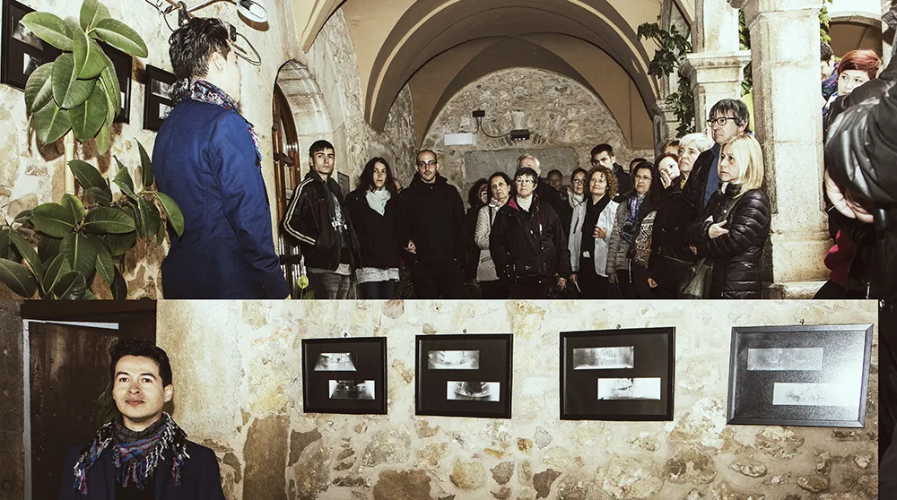 Alejandro Londoño en el acto de inauguración del Festival Mirades - Foto by Joaquim Puig